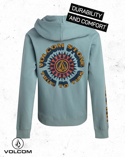 Image of Volcom Boys Hoodie - Long Sleeve Pullover Graphic Hoodie Sweatshirt - Warm Casual Hoodies for Boys (8-20)
