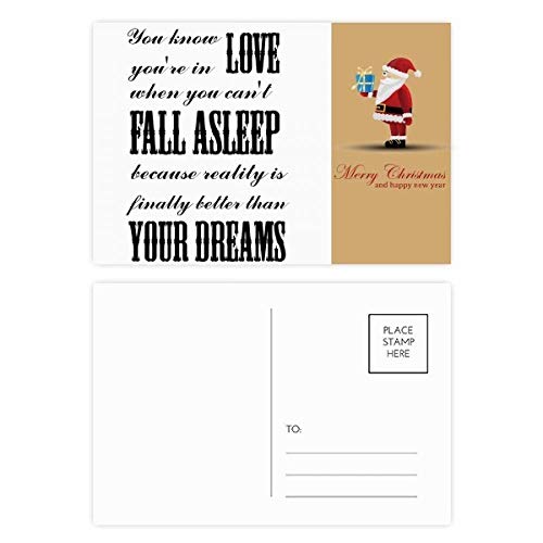 Cartes postales Père Noël Dream Reality Love pour raviver les souvenirs d'enfance