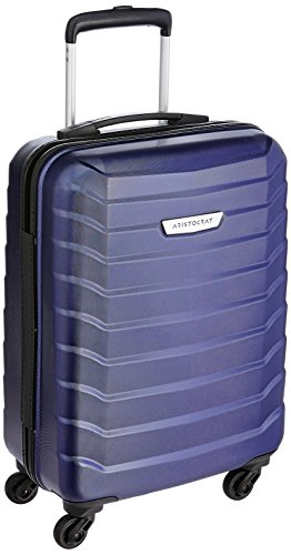 Image of Aristocrat Cabin Polycarbonate 56Cm Hard Suitcase (Juke55Tmib Blue) With 360 Degree Wheels