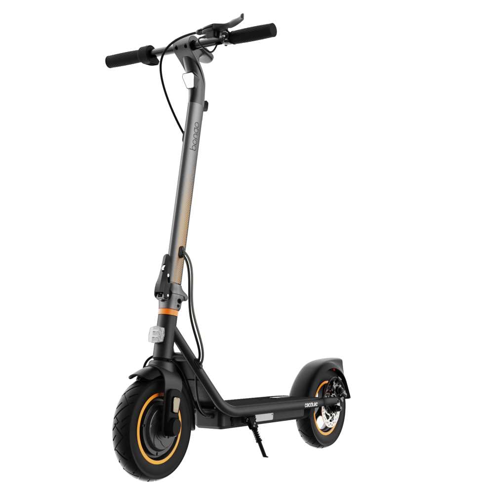 Cecotec Patinete Eléctrico Homologado con App Bongo D30 XL Connected. Potencia Máxima de 700W, Autonomía de hasta 30km, Neumáticos de 10", Supera Pendientes, Freno Delantero y Trasero