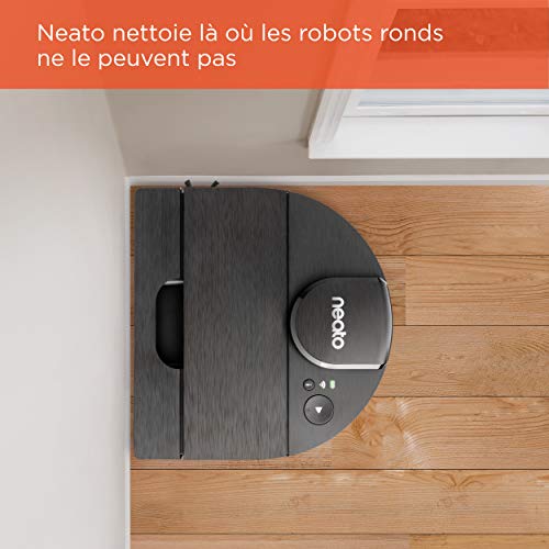 Robot aspirateur intelligent Neato Robotics D9 - Robot aspirateur Haut de Gamme, avec Filtre Haute Performance, Autonomie de 200 Minutes, Contrôle par Application et Nettoyage par Zone, Noir - Image 3