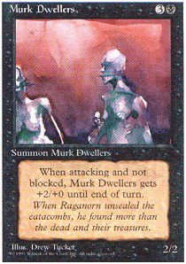 Rarità: Common Magic: The Gathering - Murk Dwellers - Abitatori del Buio - Fourth Edition