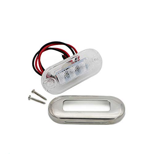 ZONCENG1 1 Paia in Acciaio Inox LED Luci di