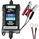 LODCHAMP 146303 Battery Trainer 6 V/12 V-750 mAh IP65 Wartungsladegerät Batterieladegerät Wartungsladegerät für Auto, Motorrad, Quad, ATV, Boot, Silber