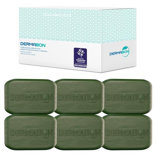 Dermabon Psoriasis Cleanser, Seborrheic Dermatitis & Eczema Soap | Dermatologist Recommended | 2%...