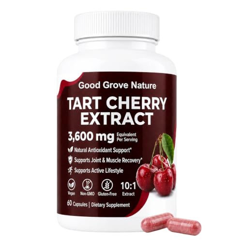 Good Grove Tart Cherry Extract Tart Cherry Extract Supplement 60 Capsules