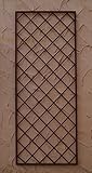 Wand Rankgitter Spalier Rankhilfe Wandgitter Bozen 80 Roh Rost Rostig 80 cm breit 200 cm hoch