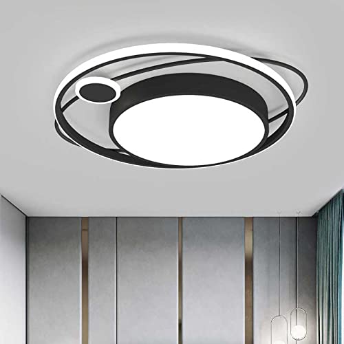 Plafonniers modernes et simples pour salon avec eclairage LED rond encastre variable