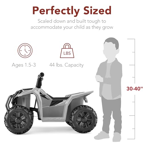 Best Choice 6V Kids ATV Gray