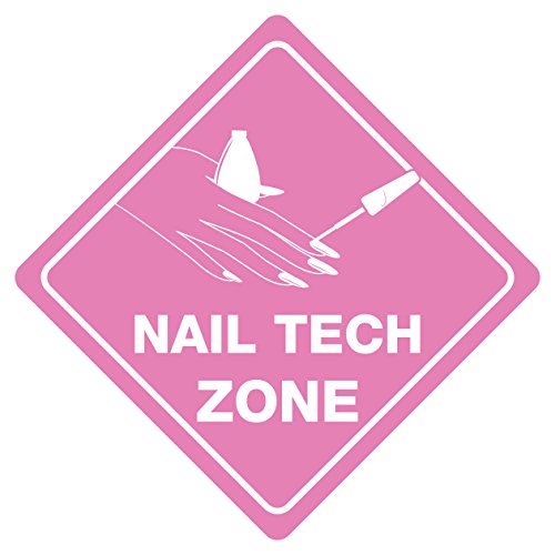 Nail TECH Zone Funny Novelty Crossing Sign