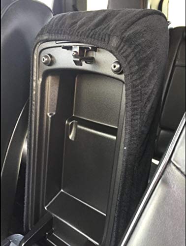 MOEBULB Center Console Lid Armrest Soft Pad Protector Cushion Cover Compatible with 2011-2017 Jeep Grand Cherokee - Thumbnail 2