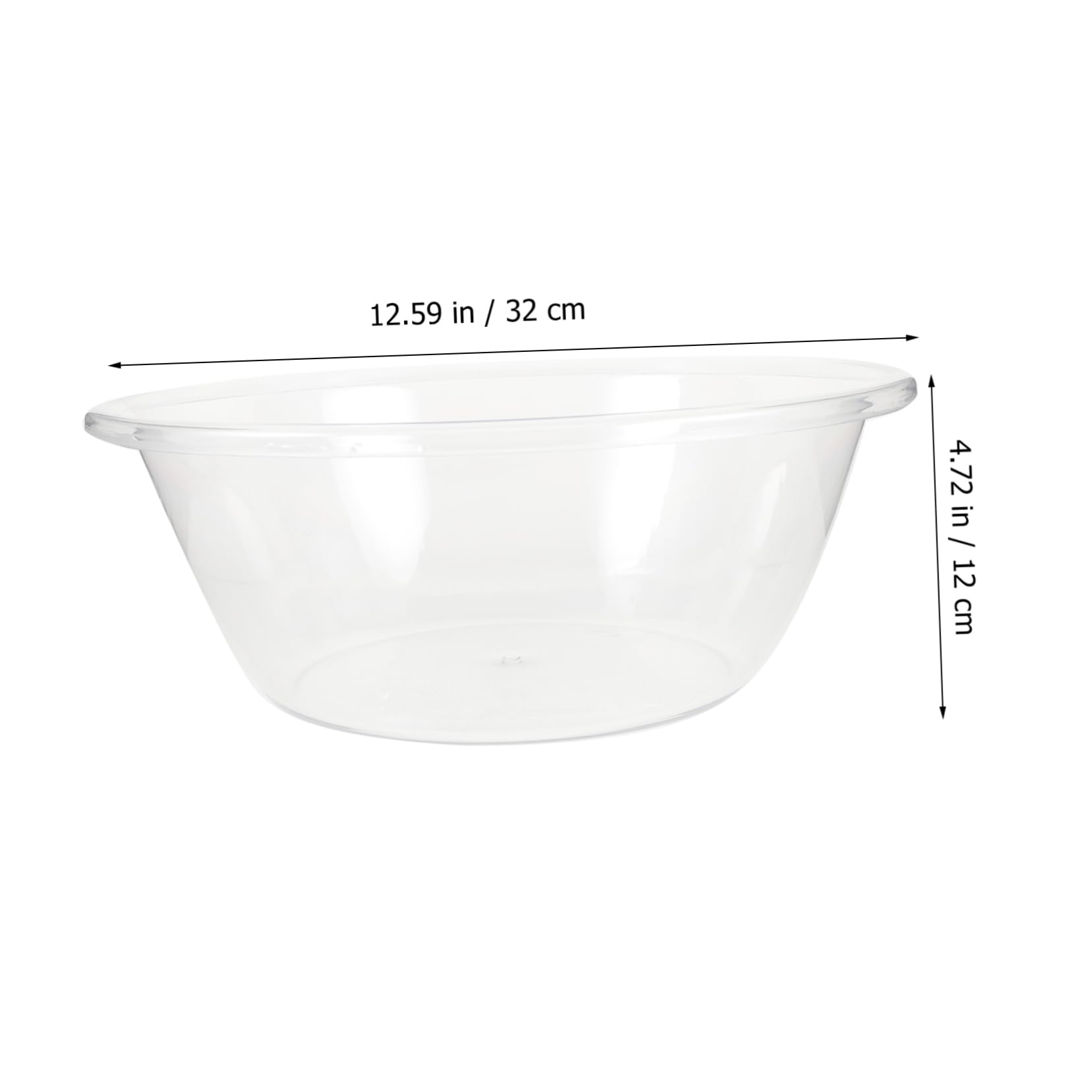 Beatifufu 1 Set Round Plastic Wash Basin Spoon Mouthwash Cup Salon Facial Cleansing Kit