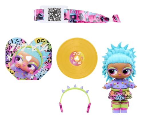 L.O.L. Surprise! Music Festival Dolls - Bambola da collezione con album in vinile e accessori, 7 articoli inclusi, 8 modelli da collezionare, per bambini/e dai 4 anni in su