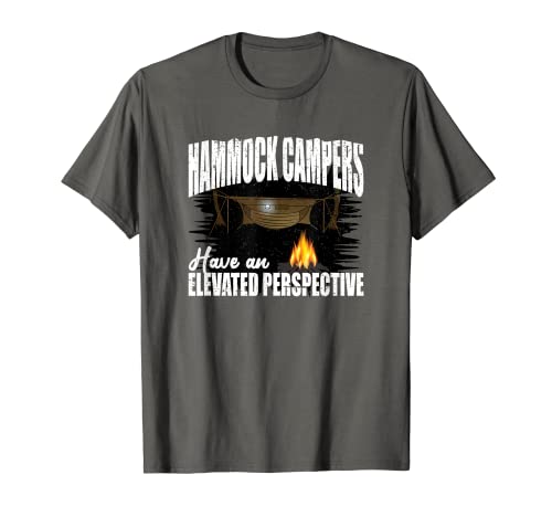 Hamaca Camping Camisa Hamaca Campers Elevated Perspective C Camiseta