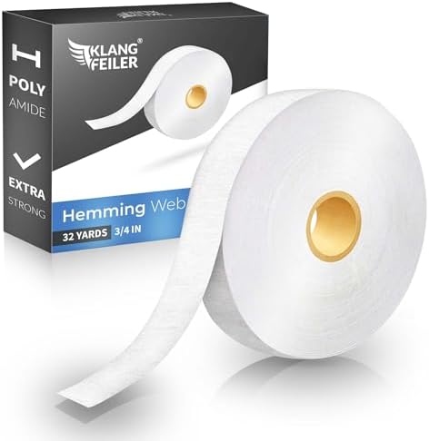 Klangfeiler® Iron on Hemming Tape - Extra Strong - 3/4In32Yd- Iron Required