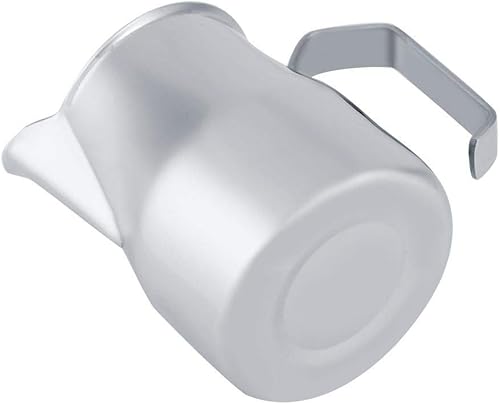 Miniatura 8 de Jarra de café de acero inoxidable para espumar leche Espresso Latte Art Style Jarra para uso doméstico de café (18.6 fl oz)