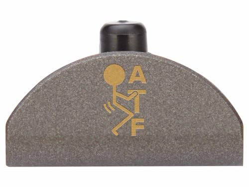 NDZ Performance Grip Plug for Glock Gen 4-5 – Heavyweight Brass – Fits G17 G19 G22 G23 G31 G34 G45 G47 – Cerakote Tungsten Finish, F ATF – Made in USA