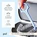 PUL Pack of 2 Reusable Clear Aligner Removal Tool — Compatible with Invisalign, Removable Braces, Retainers & Trays – Easy-to-Use Device Remover, Dental & Oral Hygiene Care Product – Blue, Black
