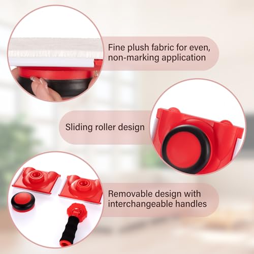 Recortadora de bordes de pintura con almohadillas intercambiables anti-goteo 4