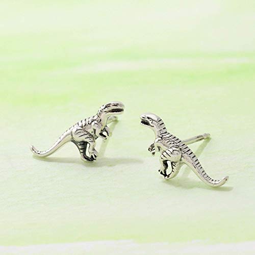 Boma Jewelry Sterling Silver Dinosaur Stud Earrings4