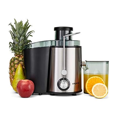 Emperial Juicer Centrifugal Juice Extractor Machine for Whole Fruits and Vegetables, BPA-Free, Easy Clean, Dual Speed Settings & Extra Wide Feeding Shoot, 500ml Juice Jug & 1.4L Pulp Collector - 600W Cover