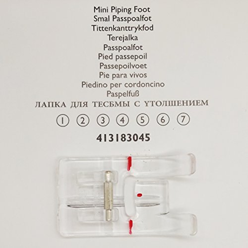 Mini presser foot 1.5 mm para Viking Husqvarna miniatura 2