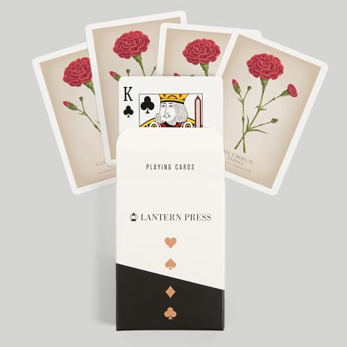 Lantern Press Columbus Ohio Deck de 52 Cartas Poker miniatura 6