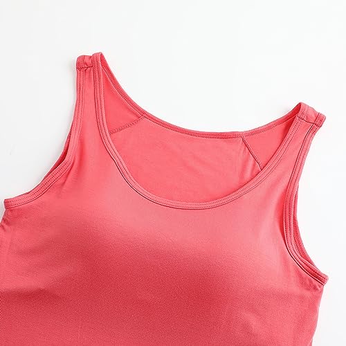 Image of Womens Modal Built-in Bra Padded Camisole Yoga Tanks Tops