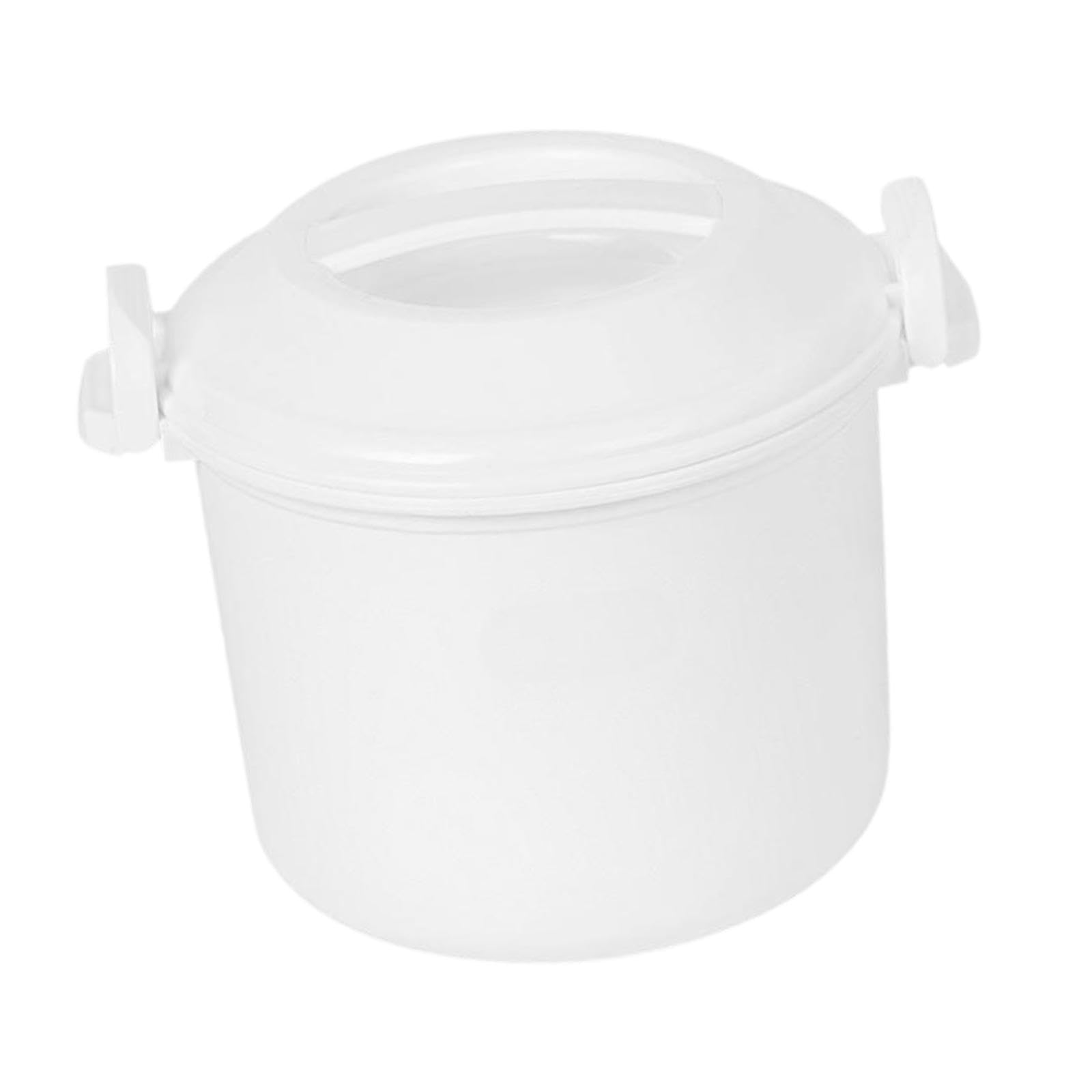 Qianly Microwave Rice Cooker Steamer Microwave Steamer Cooker 2L Multifunctional Nonstick Microwave Pasta Cooker for Vegetables Rice