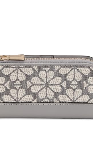 Image of kate spade new york Devin I Love You Script Embossed Leather Small Slim Bifold Wallet