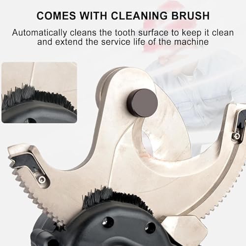 Rechargeable Electric Ratchet Cable Cutter - Heavy Duty Wire Cutting Tool for Copper/Aluminum & Armored Cables, Gear-Driven Scissors for Effortless Cutting