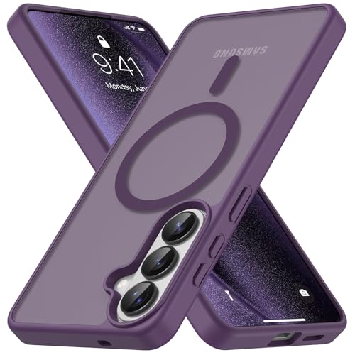 Coque Samsung S24 Plus compatible MagSafe Vansdon protection antichoc mate