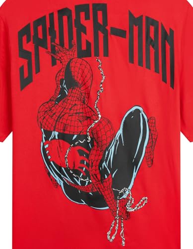 Image of Marvel Spider-Man Matching Family Hawaiian Short Sleeve Button Down Shirt