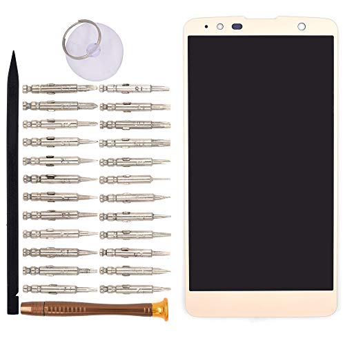 Image of LCD Screen Display with Digitizer Touch Panel Without Bezel Frame for LG Stylus 2 Plus K550 K530F K535D MS550 K535N(Golden)