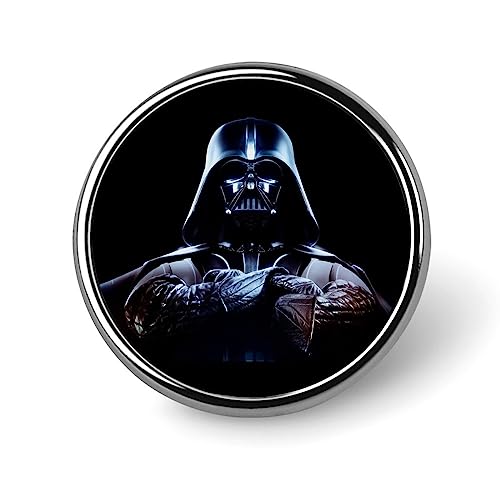 バッジ 円形 スターウォーズ ダースベイダー 徽章 ピンバッジ 胸章 ブローチ おしゃれ ボタンバッジ バッグ飾 かわいい アクセサリー 工芸品 男女兼用 プレゼント 25mm