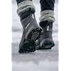 Icebug Metro2 BUGrip Women's Winter Walking Boots with Steel Studs Suede Upper Slip-Resistant Traction Zipper Closure