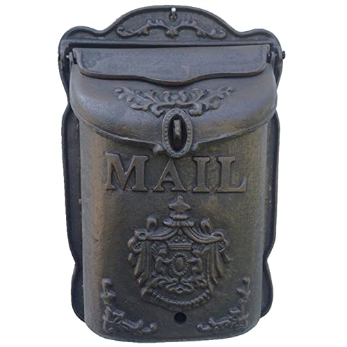 Buzón de Pared - Buzones de Pared para Uso residencial, Oficina, hogar, Comercio, Patio, Granja, Organizador de Correo, Caja de Almacenamiento de Paquetes con herrajes d