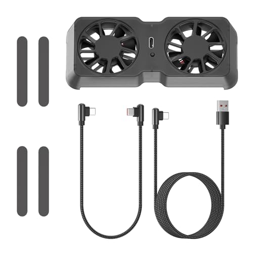 For ROG Ally X Legion Go �p�X�`�[���f�b�L�p���C��p�t�@�� 6000RPM 45mm �f���A���t�@�� 10-16CFM �G�A�t���[ 3 �X�s�[�h �|�[�^�u�� �y�� �}�O�l�b�g���w�ʃN���b�v�t���莝����@ ���肵���}�O�l�b�g�����t