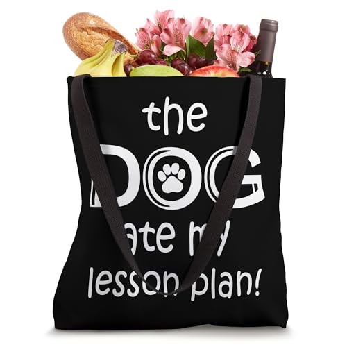 Bolsa tote 'My Dog Ate My Lesson Plan' miniatura 4