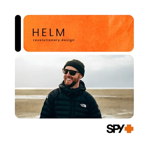 Image of Spy Helm Square Sunglasses for Men for Women +BUNDLE with ACCESSORY EYEWEAR KIT