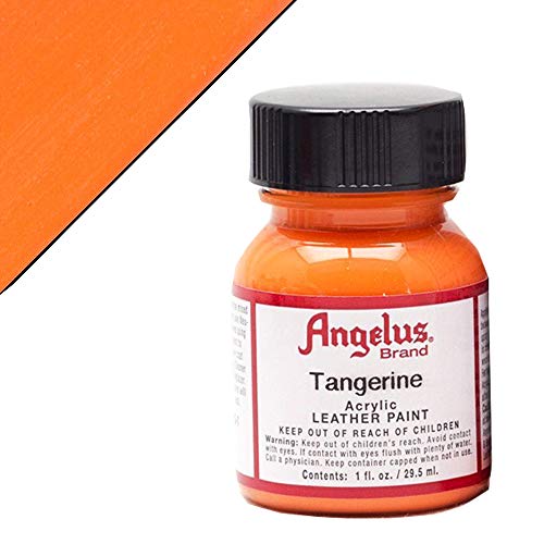 Angelus Leather Paint 1 Oz Tangerine