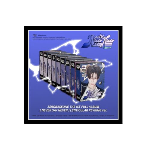 Photo de Générique ZEROBASEONE Never Say Never [Lenticular Keyring Ver.] 1ST Full Album (Random ver.)