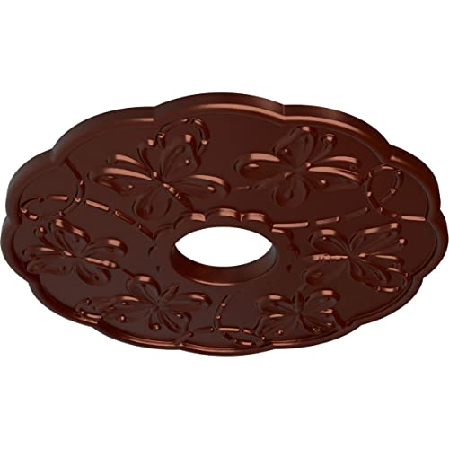Image of Ekena Millwork CM17TSACSDecorative Ceiling Medallions Modeled After Original Historical Patterns & Designs, Antique Copper