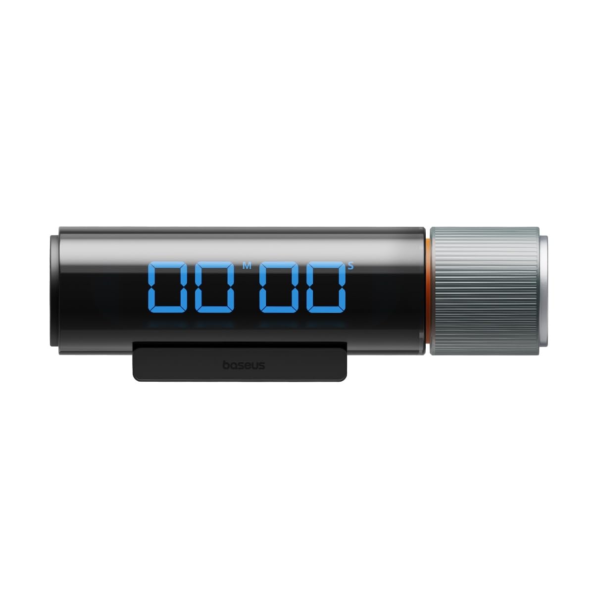 Baseus Heyo Magnetic Digital Countdown Timer for Kitchen, Study, Exam with Stopwatch Function - Black