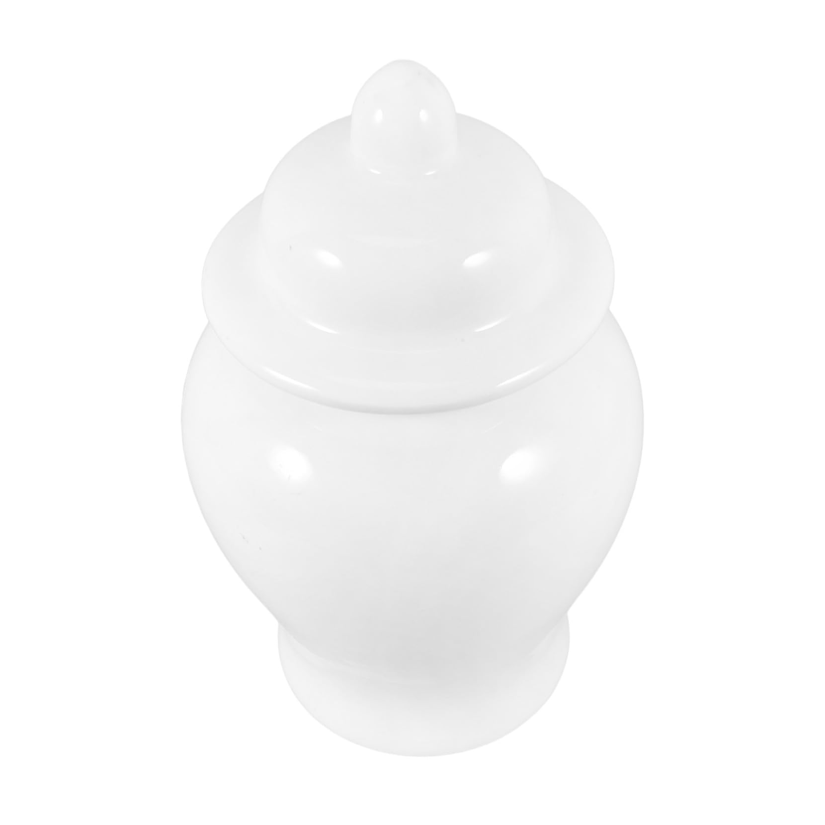 Petit bocal sucre et thé pot céramique blanche couvercle déco maison
