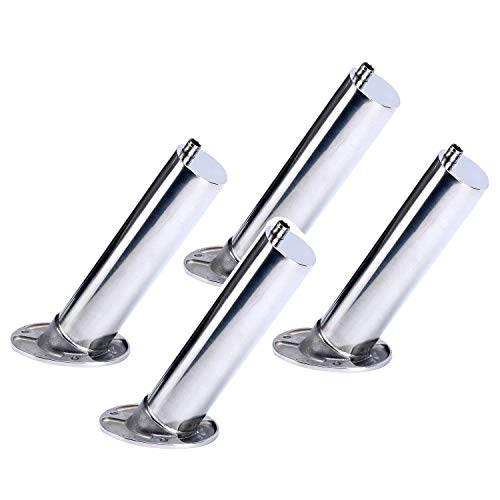 image for Amarine Made 4-Pack Heavy 316 Duty Stainless Steel Rod Holders with Dr