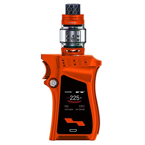 SMOK Mag Kit 225W TC Vape Box Mod Avec Réservoir TFV12 Prince Tank Résistance T10 Vapoteuse Cigarette électronique Kit Complet pour Débutants Sans Nicotine Ni Tabac (Orange)