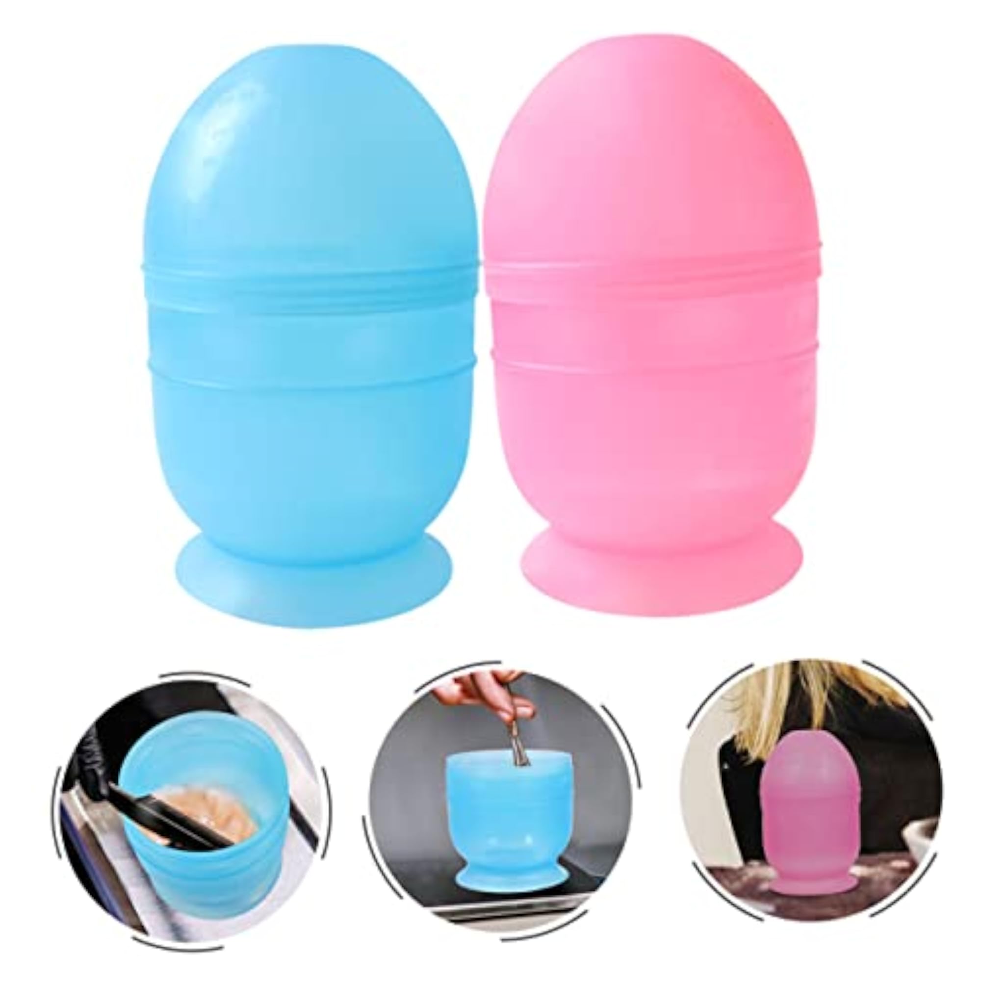 4pcs Hair Dye Mixing Bowls with Measuring Scale