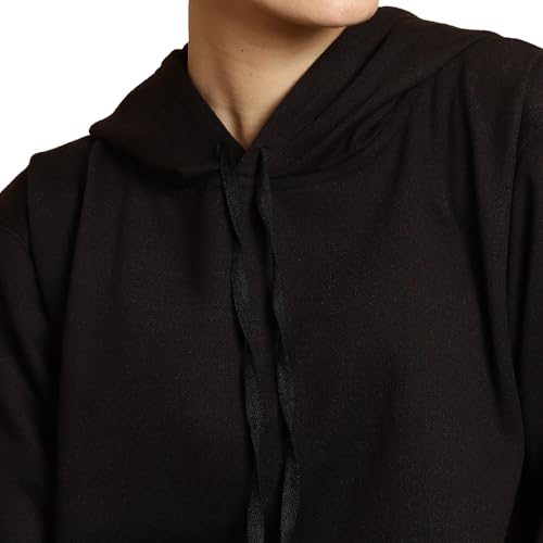Image of Mack Jonney Solid Hooded Cotton Fleece tracksuit Co-Ord Set for Women-MACK32729
