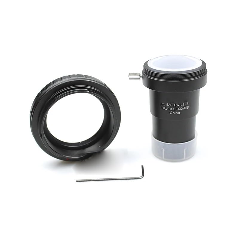 Lente Barlow 5X de metal para astrofotografía con monocular 70400 4